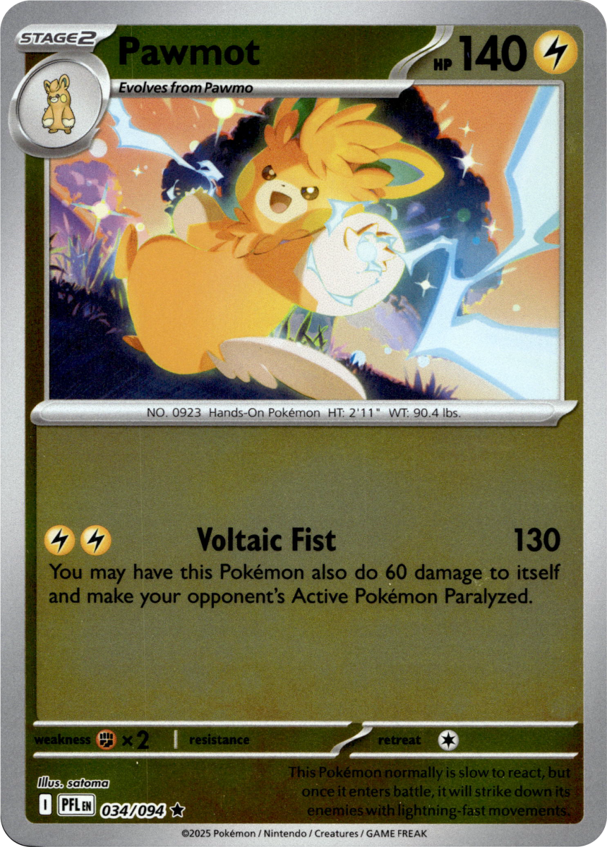 Pawmot · Reverse Holofoil (eget bilde)