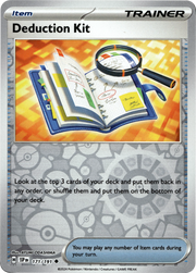 Deduction Kit · Reverse Holofoil (eget bilde)