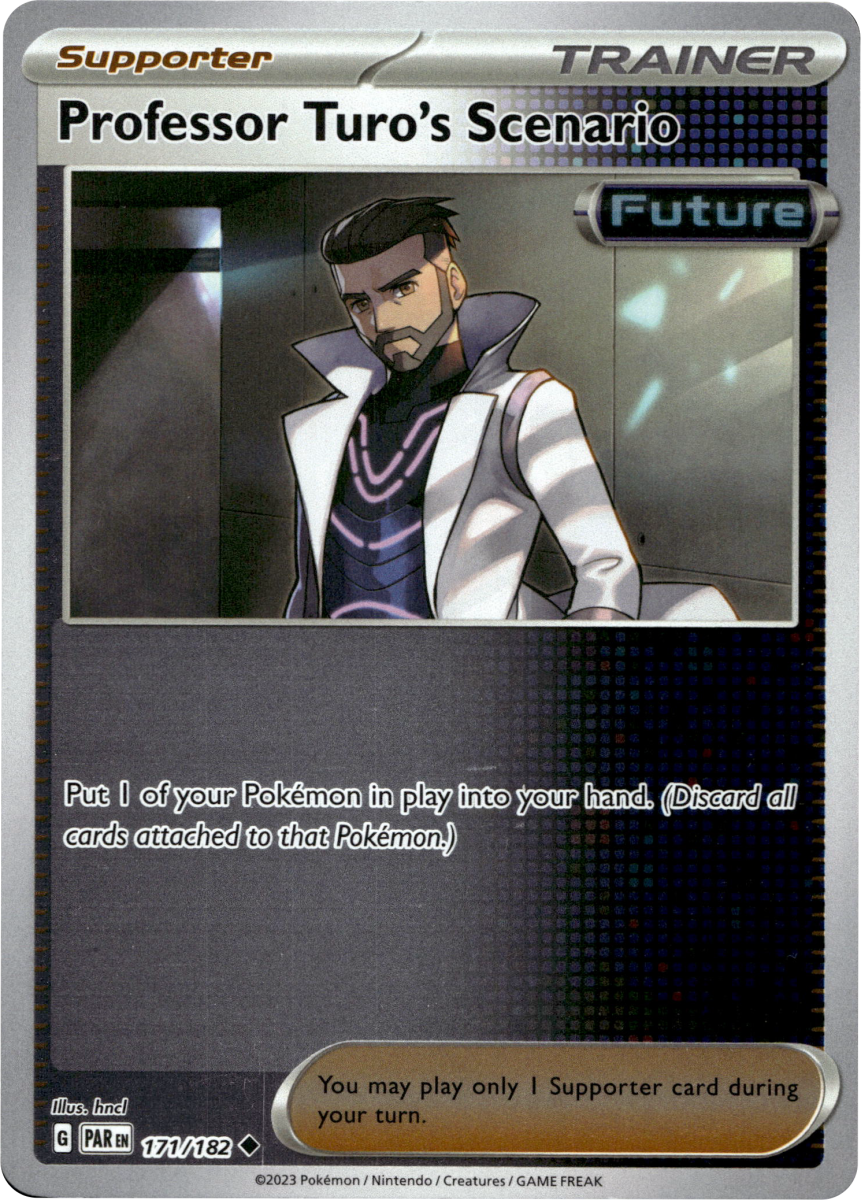 Professor Turo's Scenario · Reverse Holofoil (eget bilde)