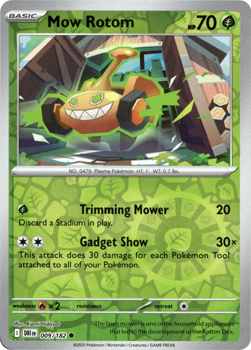 Mow Rotom · Reverse Holofoil (eget bilde)