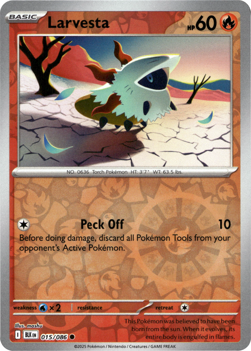 Larvesta · Reverse Holofoil (eget bilde)