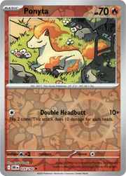 Ponyta · Reverse Holofoil (eget bilde)