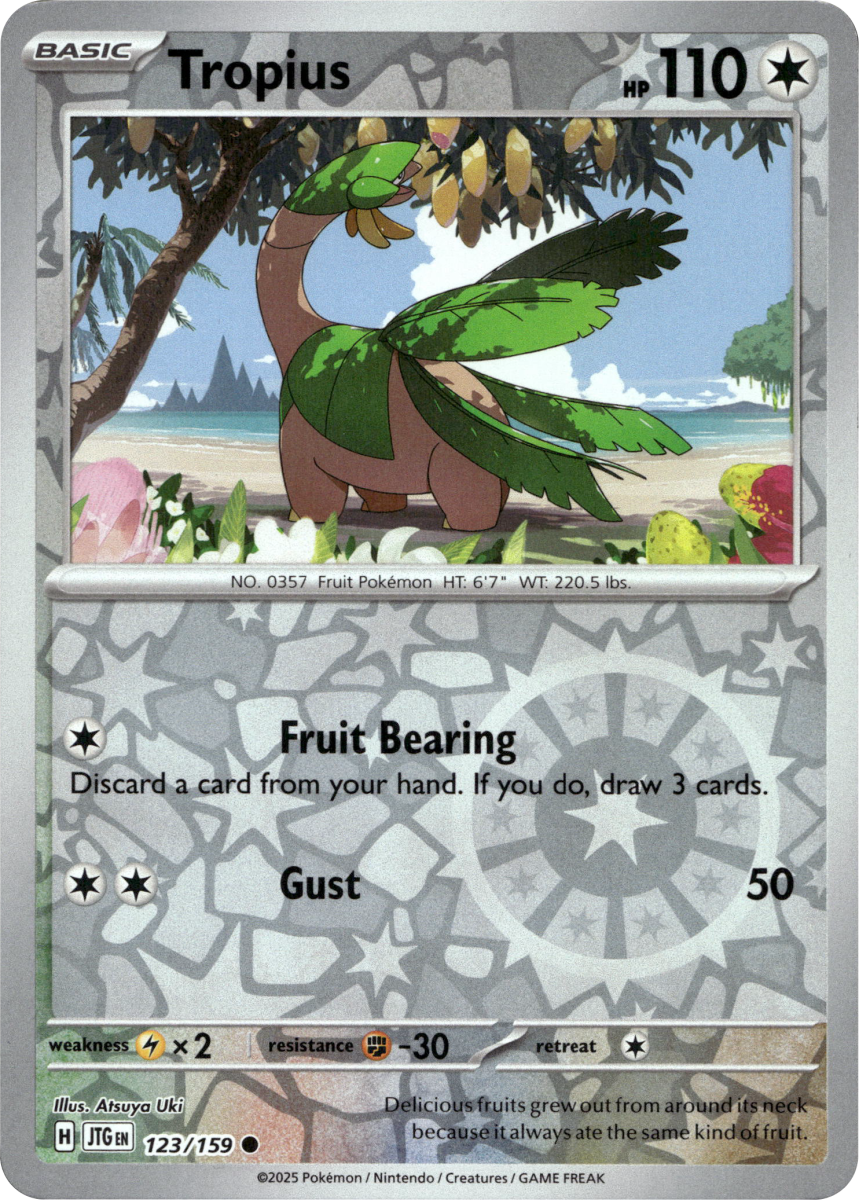 Tropius · Reverse Holofoil (eget bilde)