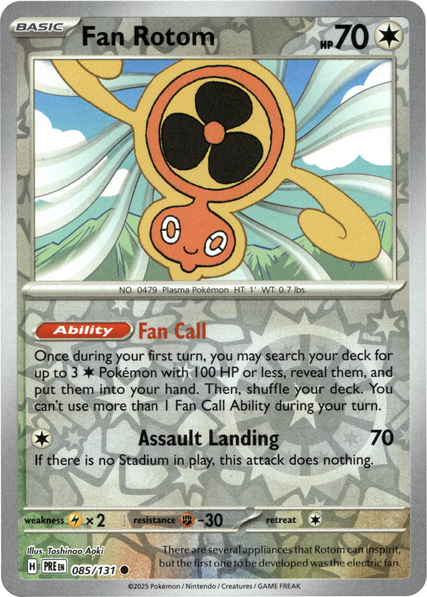 Fan Rotom · Reverse Holofoil (eget bilde)