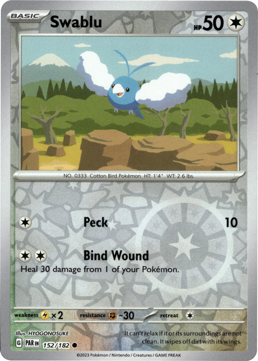 Swablu - 152/182 · Reverse Holofoil (eget bilde)