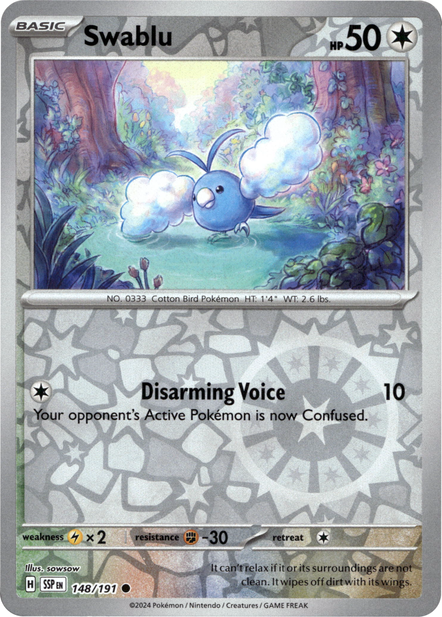 Swablu · Reverse Holofoil (eget bilde)