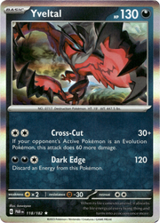 Yveltal - 118/182 · Holofoil (eget bilde)