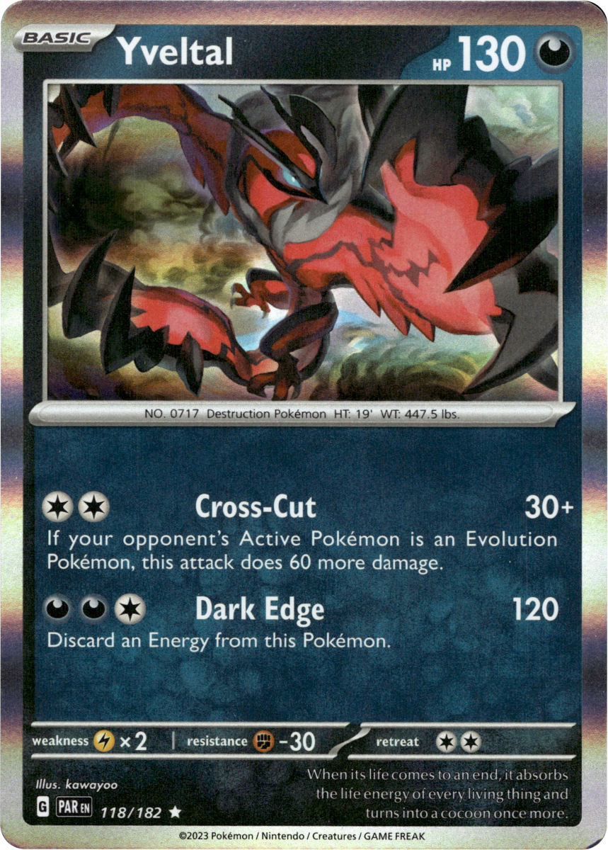 Yveltal - 118/182 · Holofoil (eget bilde)