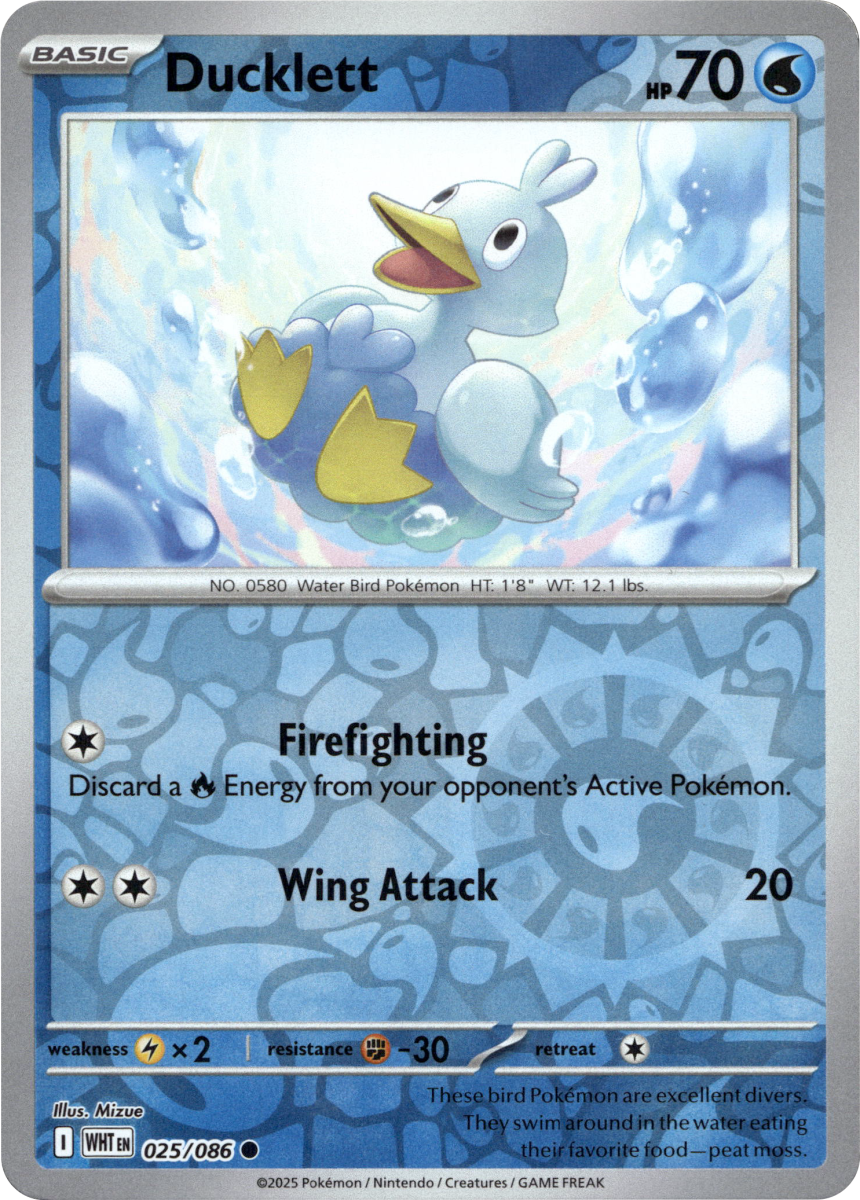 Ducklett · Reverse Holofoil (eget bilde)