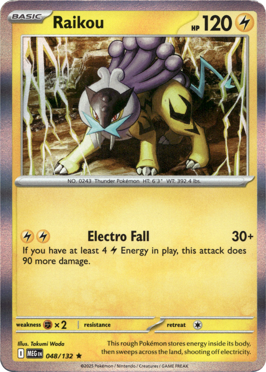 Raikou · Holofoil (eget bilde)