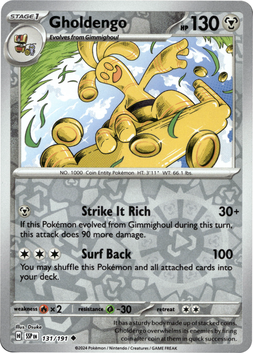 Gholdengo · Reverse Holofoil (eget bilde)