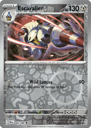 Escavalier · Reverse Holofoil (eget bilde)