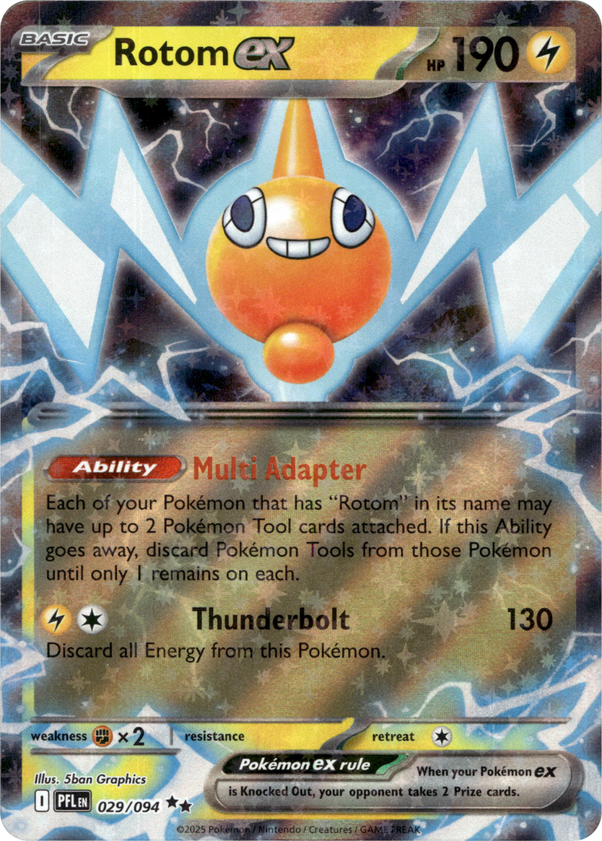 Rotom ex - 029/094 · Holofoil (eget bilde)