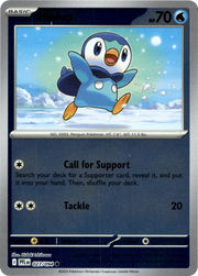 Piplup - 027/094 · Reverse Holofoil (eget bilde)