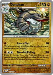 Donphan · Reverse Holofoil (eget bilde)