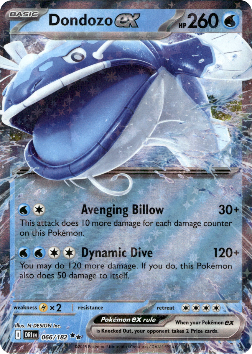 Dondozo ex - 066/182 · Holofoil (eget bilde)
