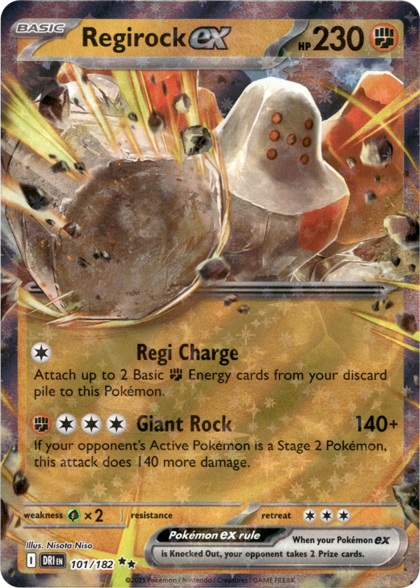 Regirock ex - 101/182 · Holofoil (eget bilde)