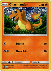 Charmander - 18a/147 · Holofoil (eget bilde)