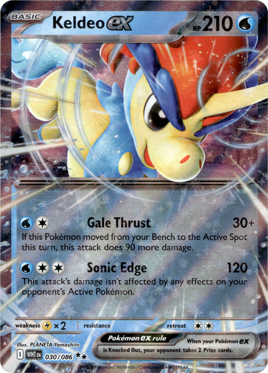 Keldeo ex · Holofoil (eget bilde)