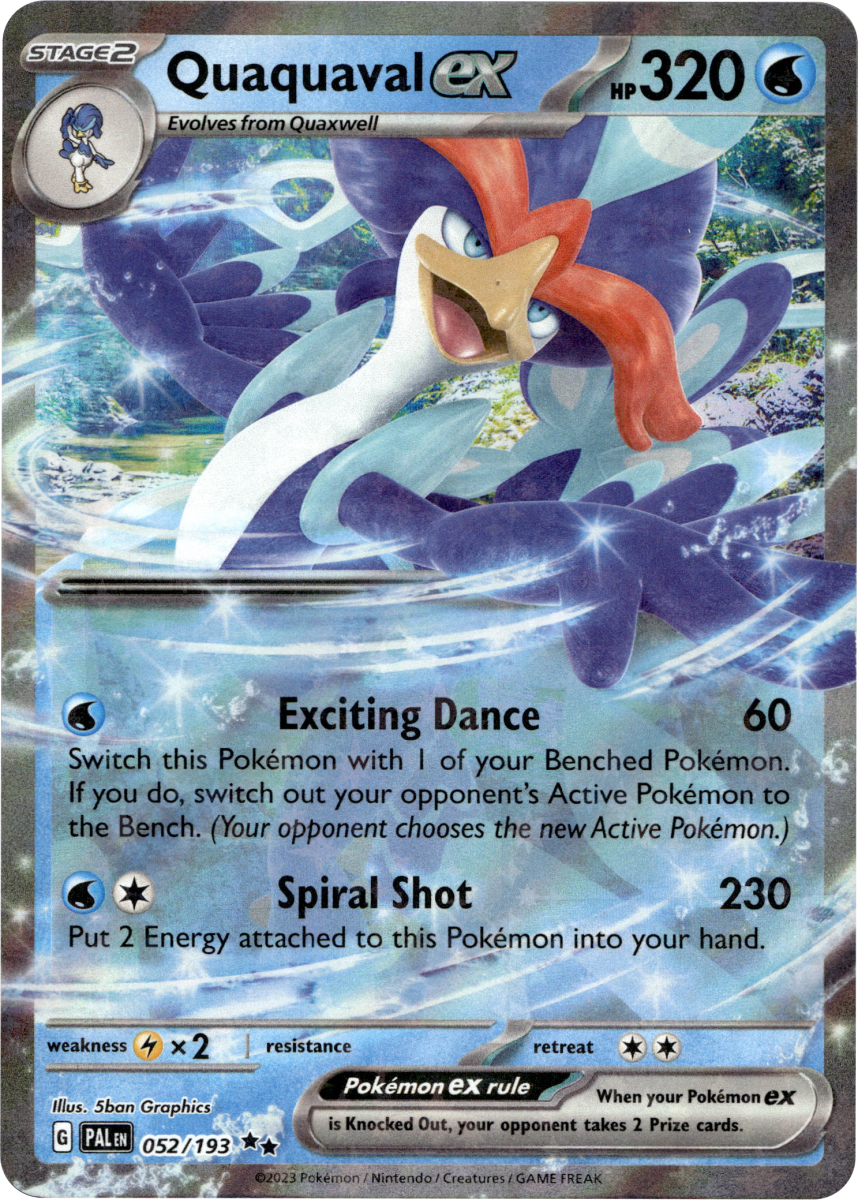 Quaquaval ex - 052/193 · Holofoil (eget bilde)