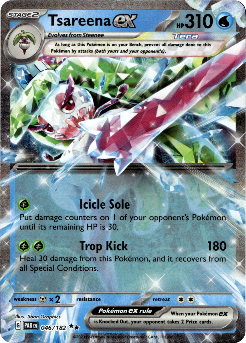 Tsareena ex - 046/182 · Holofoil (eget bilde)
