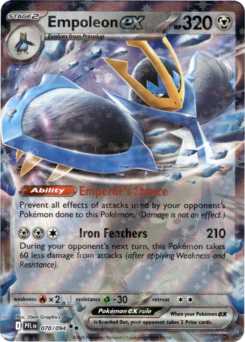 Empoleon ex - 070/094 · Holofoil (eget bilde)