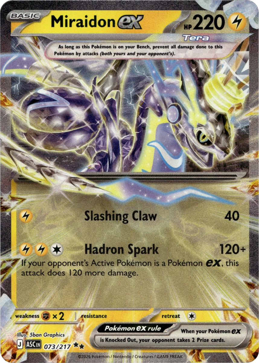 Miraidon ex · Holofoil (eget bilde)