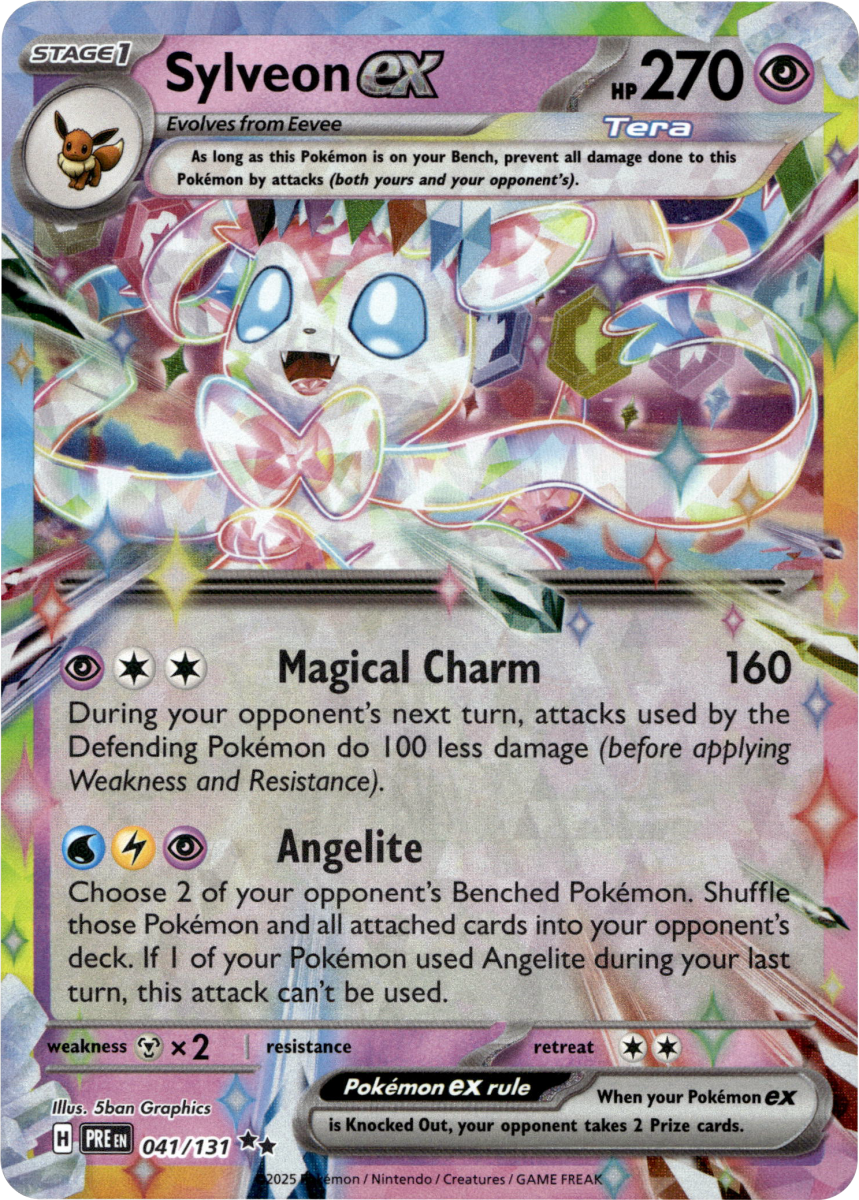 Sylveon ex - 041/131 · Holofoil (eget bilde)