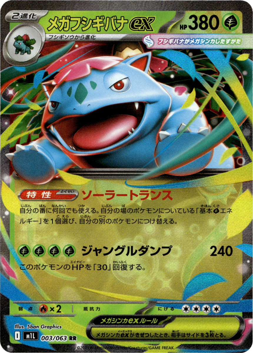 Mega Venusaur ex - 003/063 · Holofoil (eget bilde)