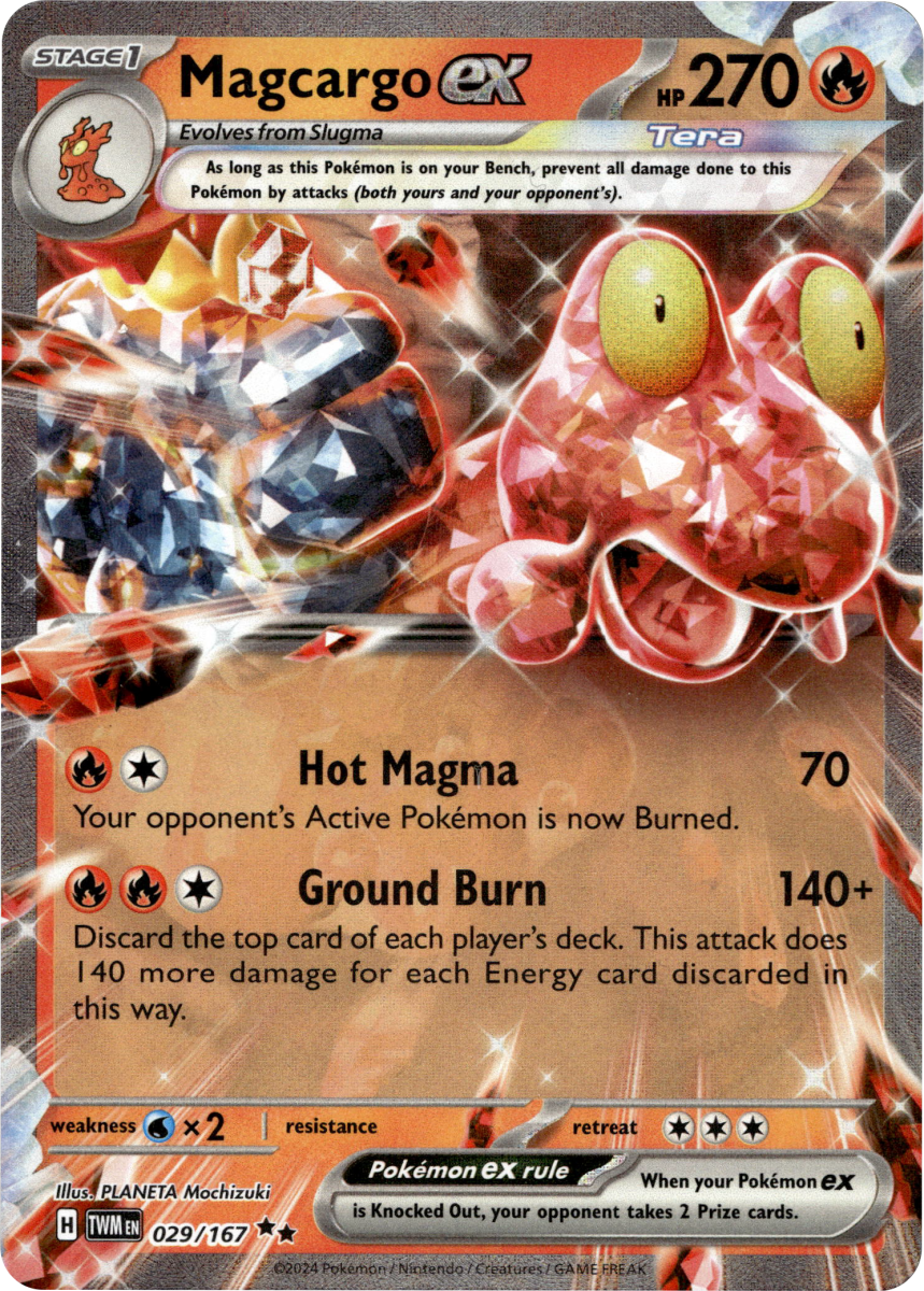 Magcargo ex - 029/167 · Holofoil (eget bilde)