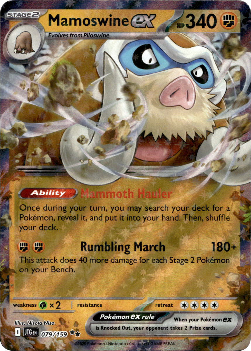 Mamoswine ex - 079/159 · Holofoil (eget bilde)