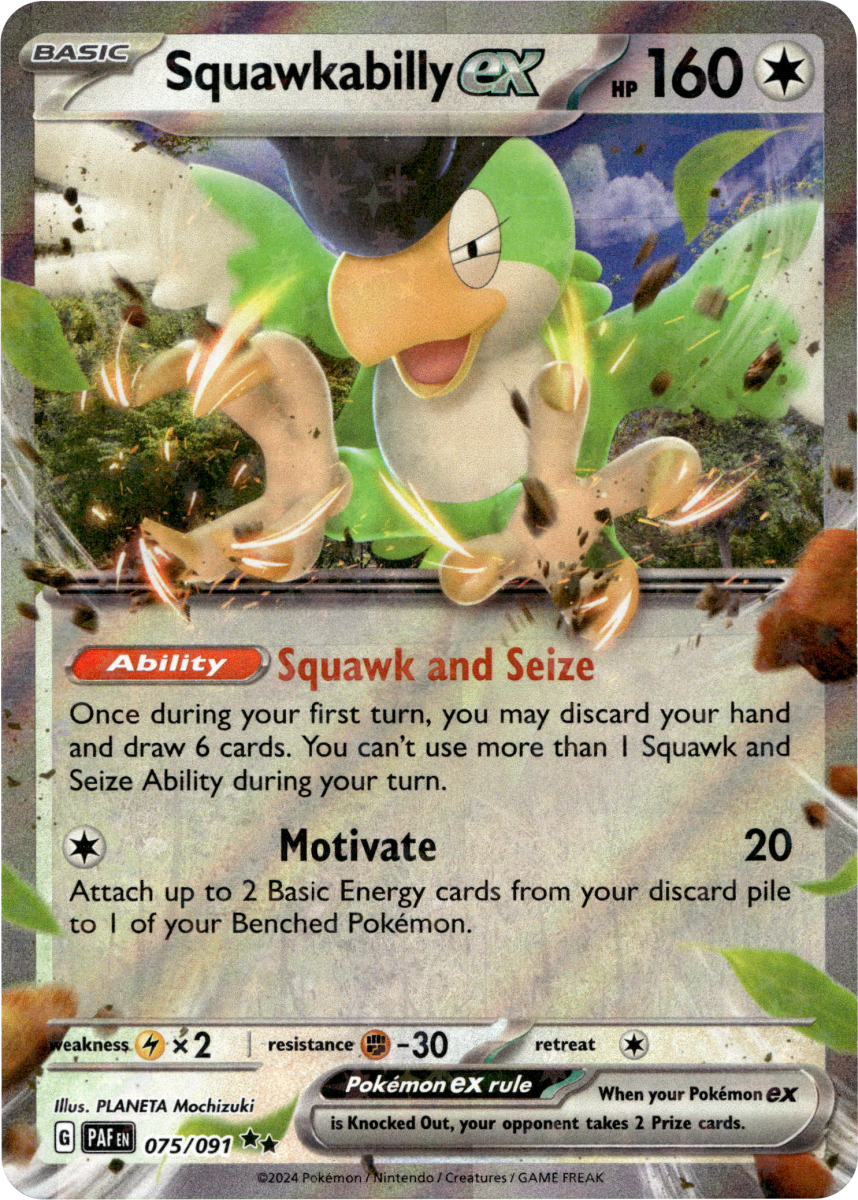 Squawkabilly ex - 075/091 · Holofoil (eget bilde)