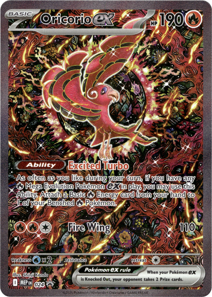 Oricorio ex - 024 · Holofoil (eget bilde)
