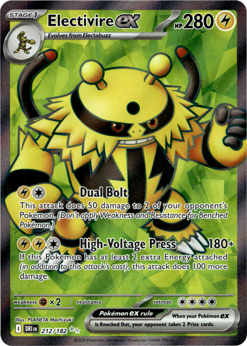 Electivire ex - 212/182 · Holofoil (eget bilde)