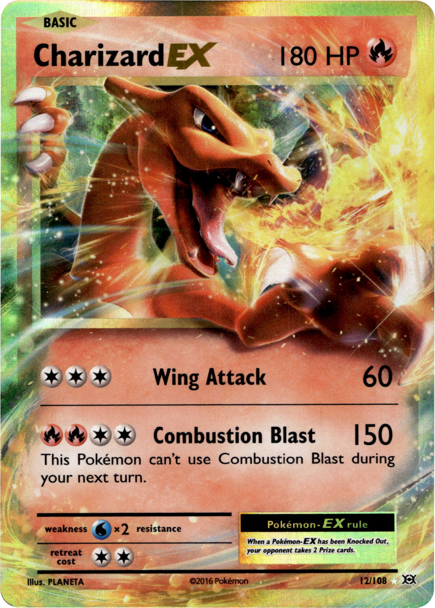 Charizard EX · Holofoil (eget bilde)