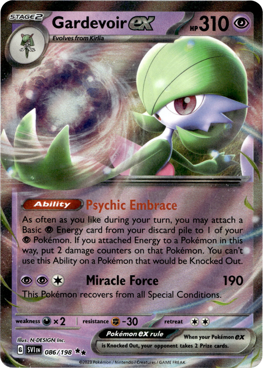 Gardevoir ex - 086/198 · Holofoil (eget bilde)