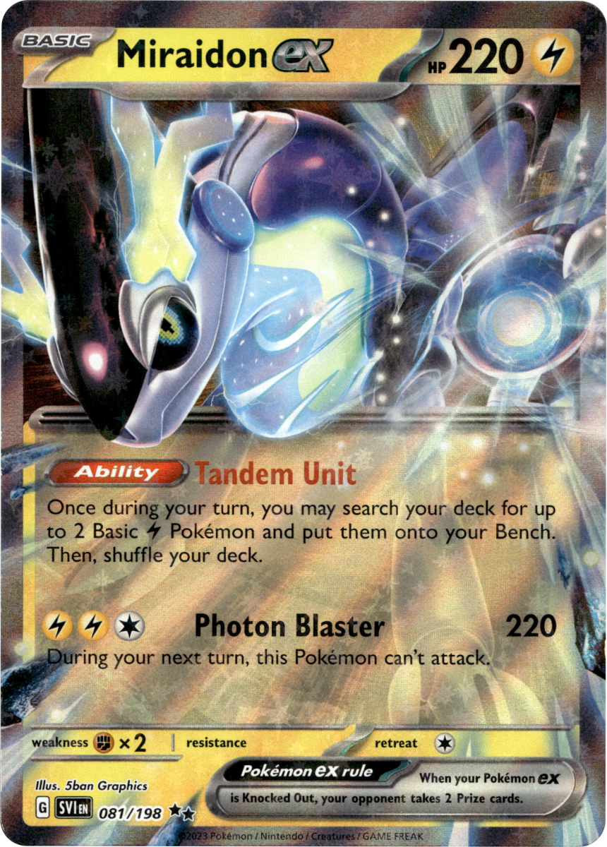 Miraidon ex - 081/198 · Holofoil (eget bilde)