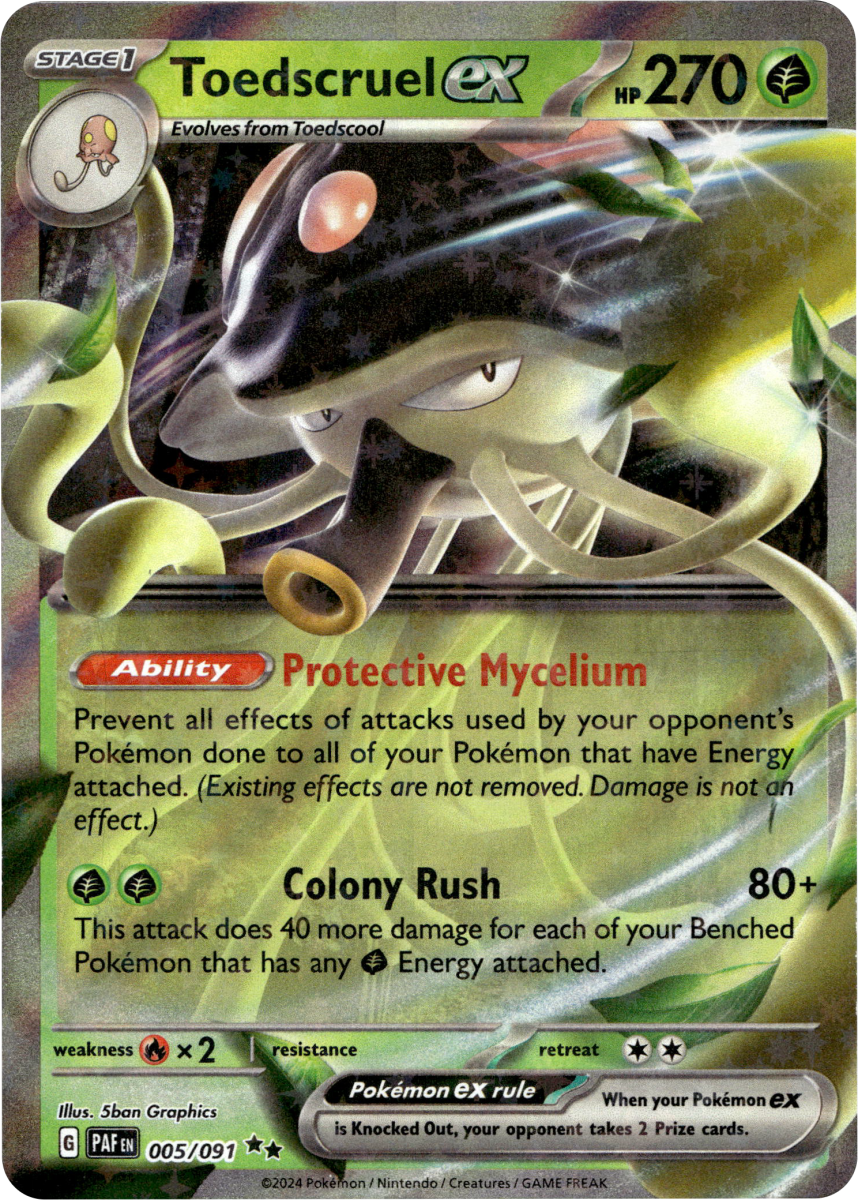 Toedscruel ex - 005/091 · Holofoil (eget bilde)