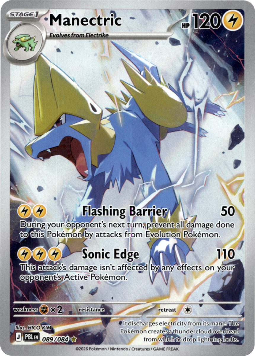Manectric - 089/084 · Holofoil (eget bilde)