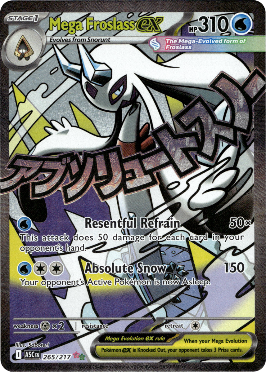 Mega Froslass ex - 265/217 · Holofoil (eget bilde)