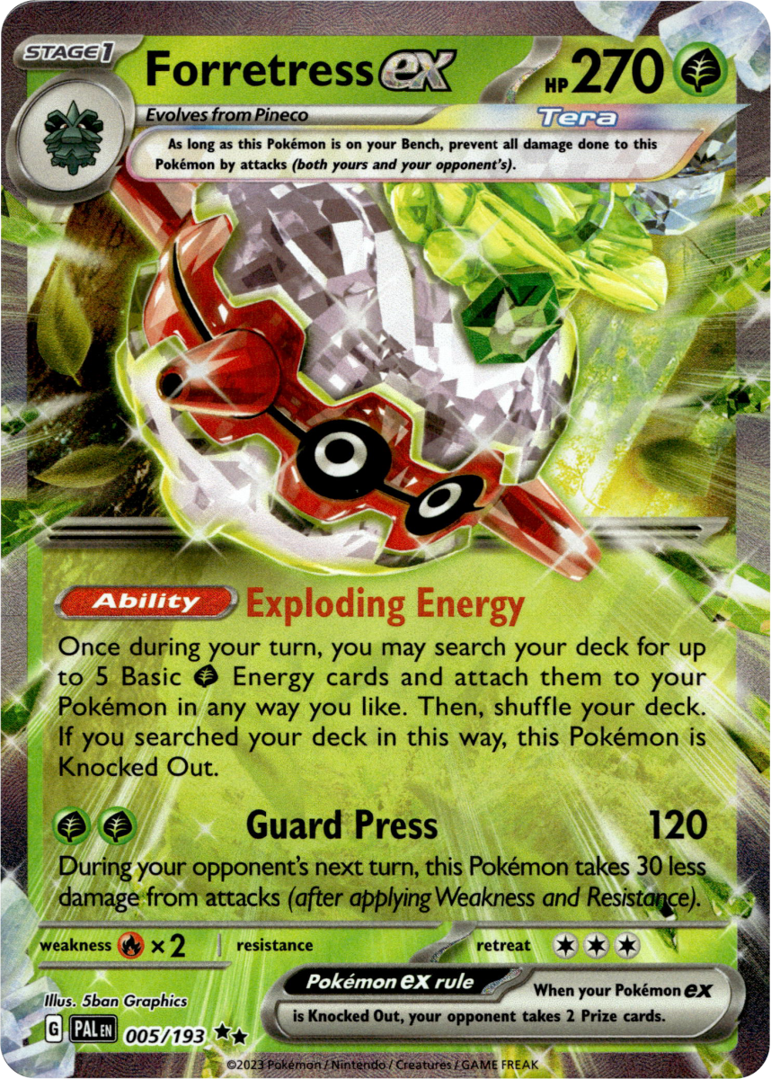 Forretress ex - 005/193 · Holofoil (eget bilde)