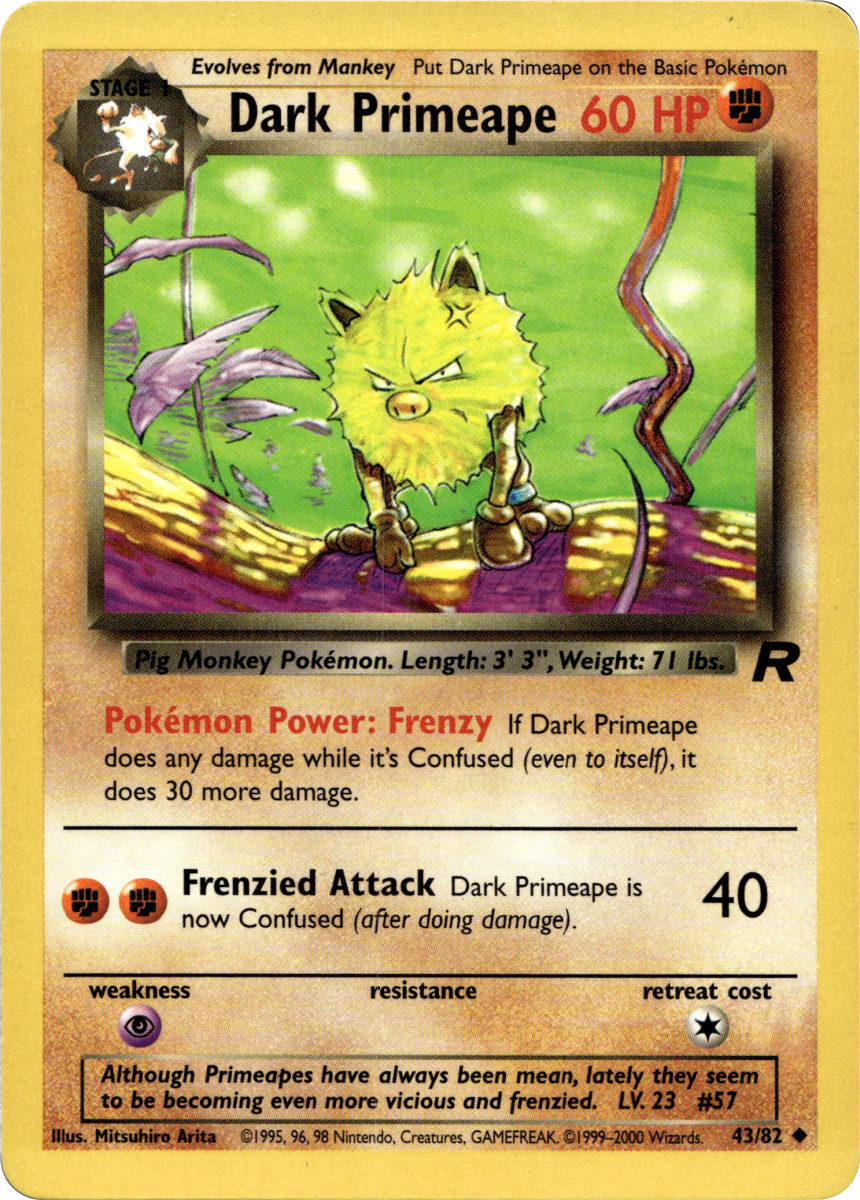 Dark Primeape · Unlimited (eget bilde)