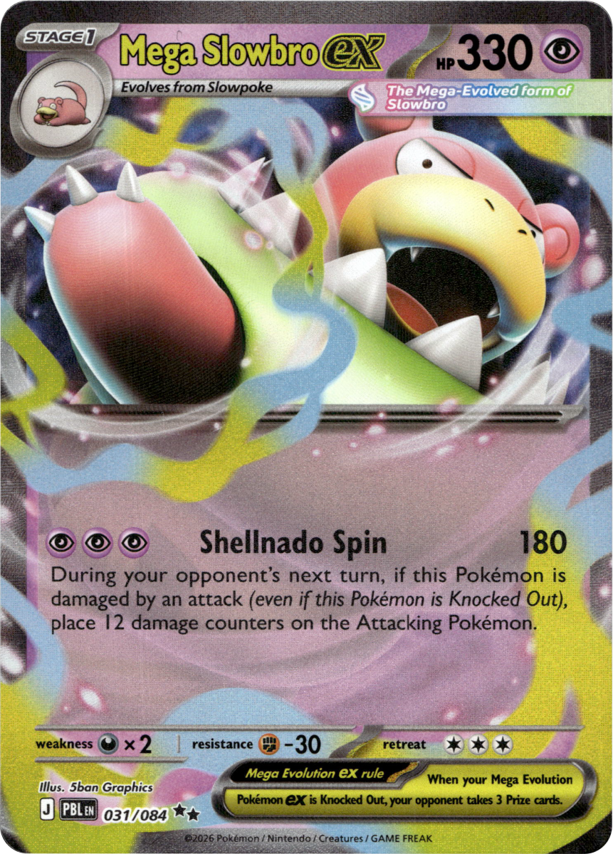 Mega Slowbro ex · Holofoil (eget bilde)