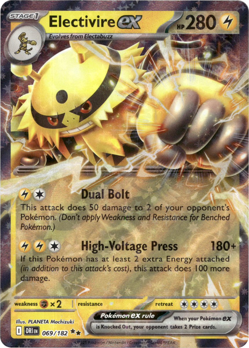 Electivire ex - 069/182 · Holofoil (eget bilde)