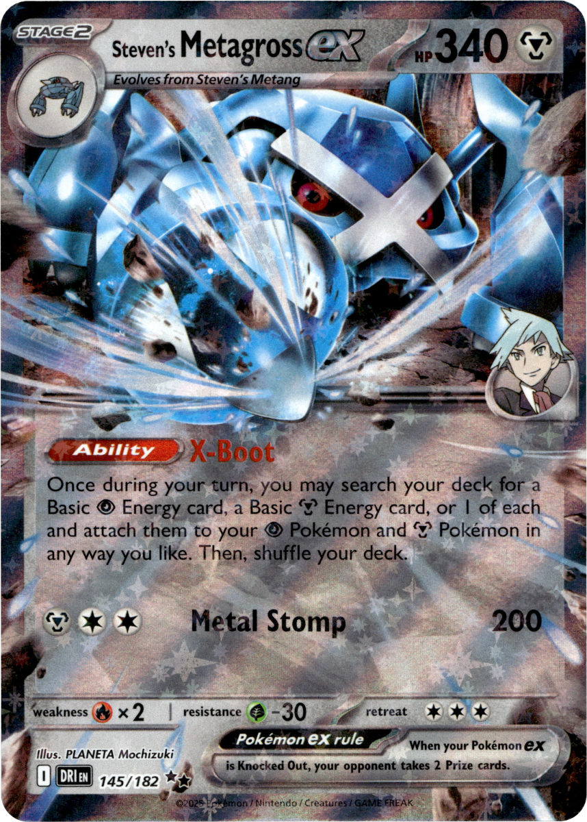 Steven's Metagross ex · Holofoil (eget bilde)