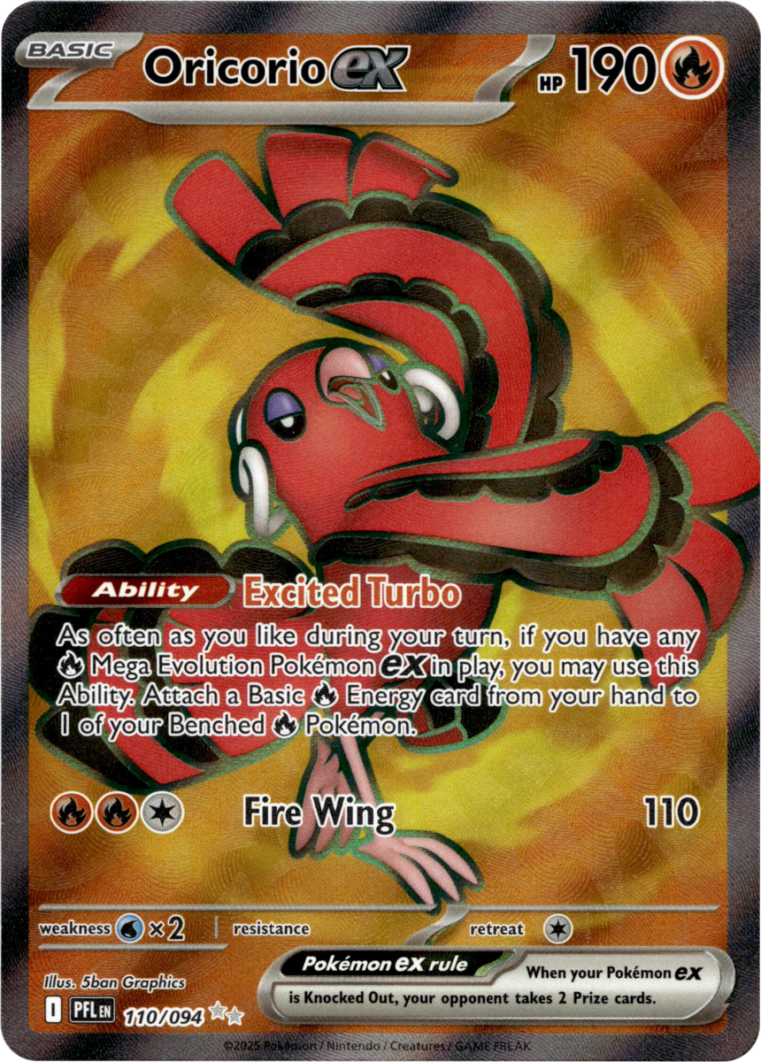 Oricorio ex - 110/094 · Holofoil (eget bilde)