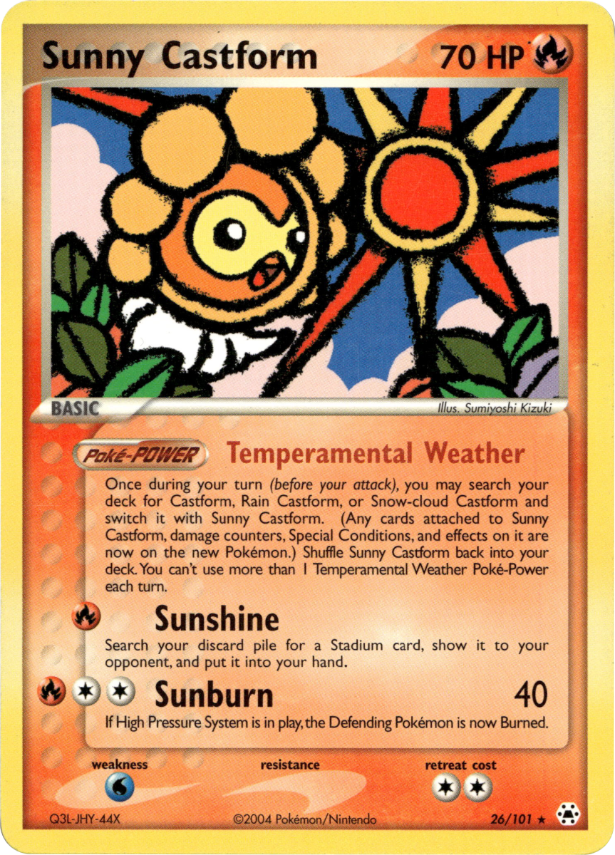Sunny Castform · Normal (eget bilde)