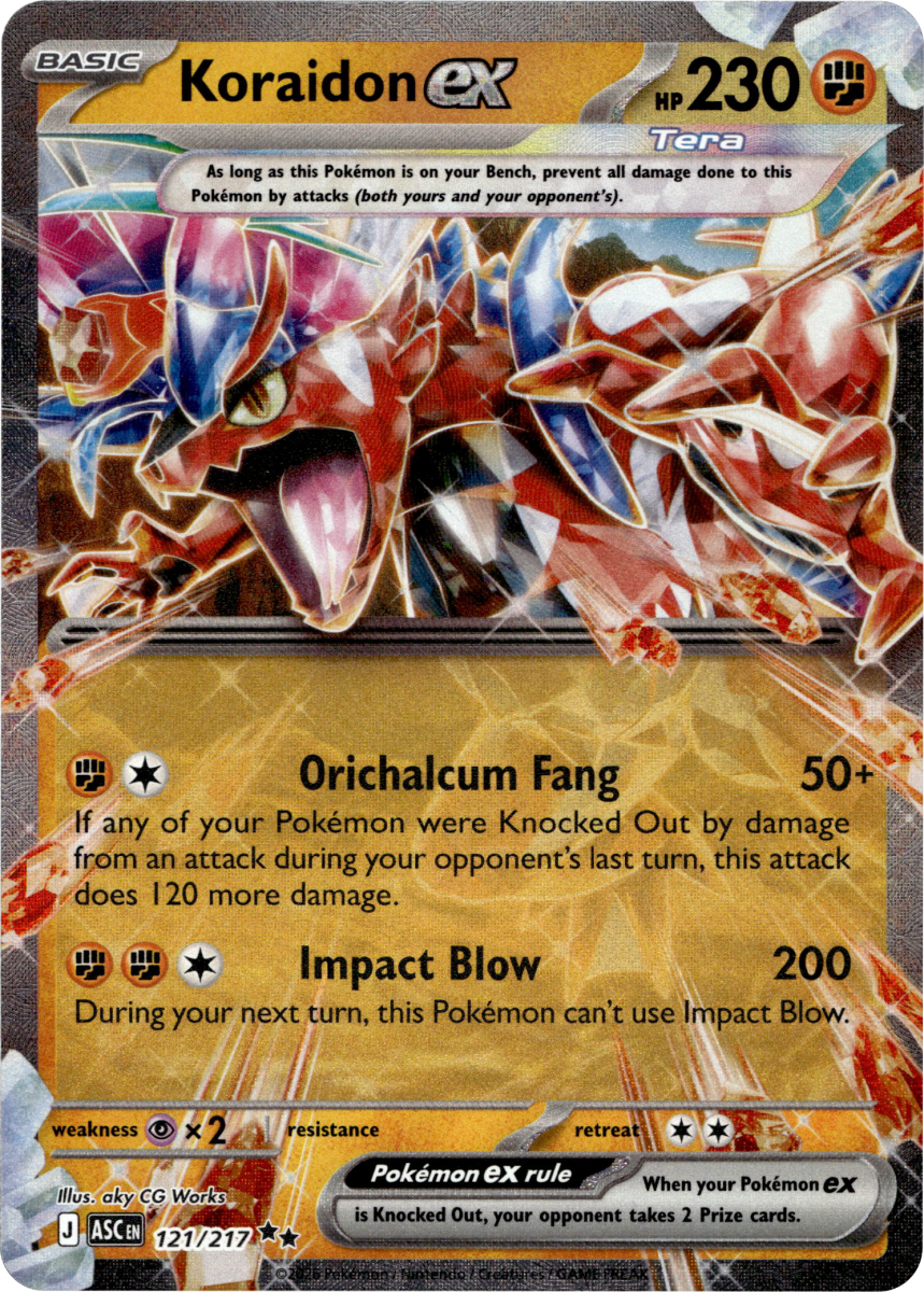 Koraidon ex · Holofoil (eget bilde)