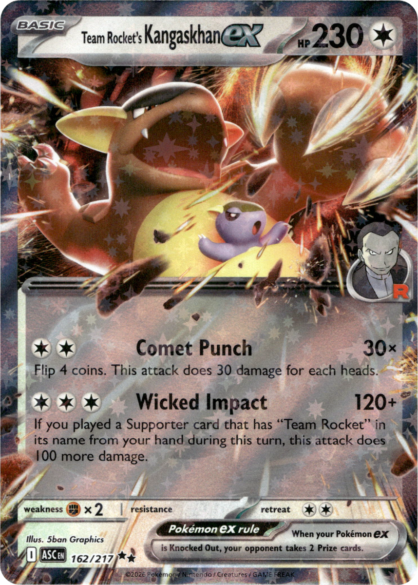 Team Rocket's Kangaskhan ex · Holofoil (eget bilde)