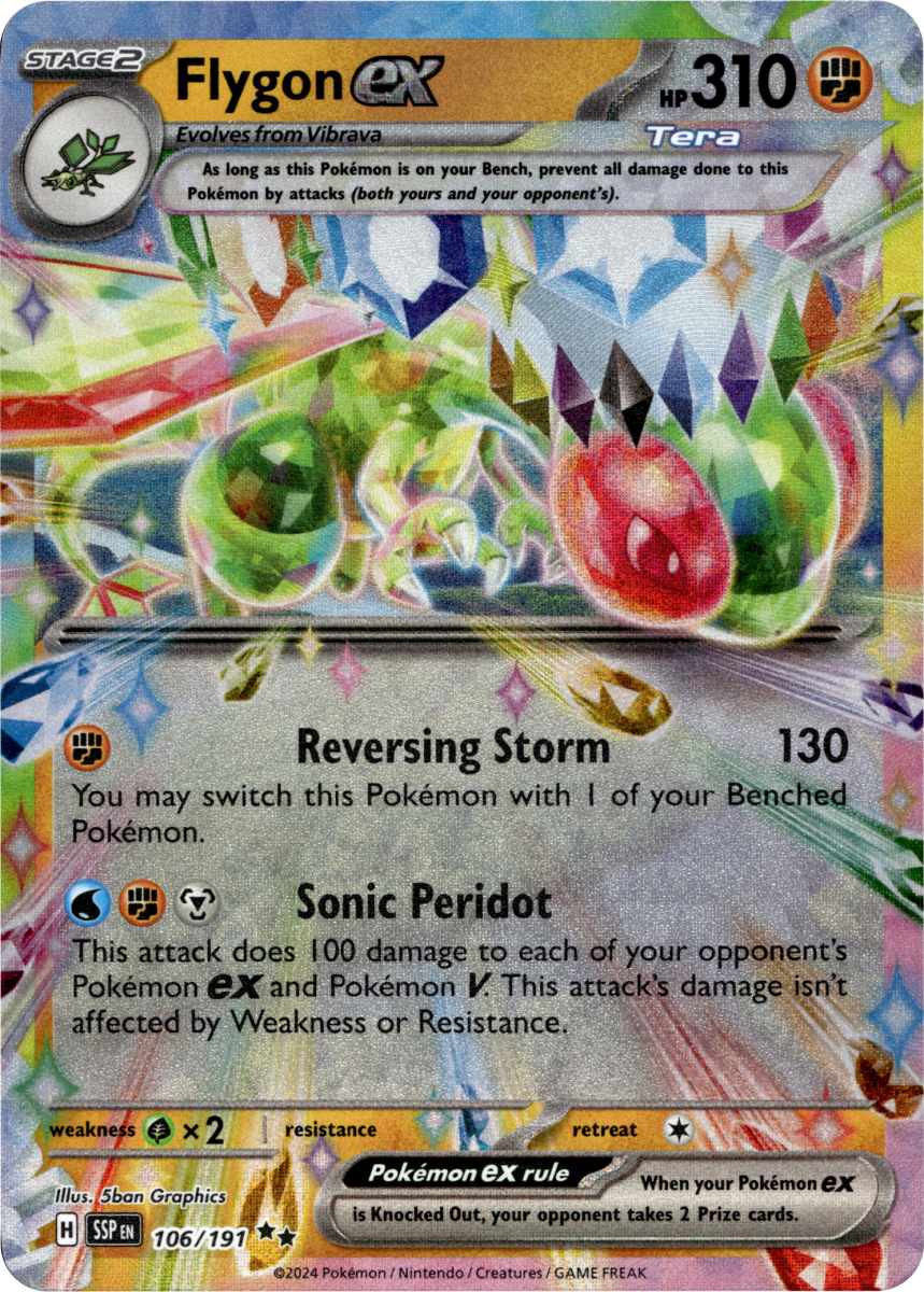 Flygon ex - 106/191 · Holofoil (eget bilde)